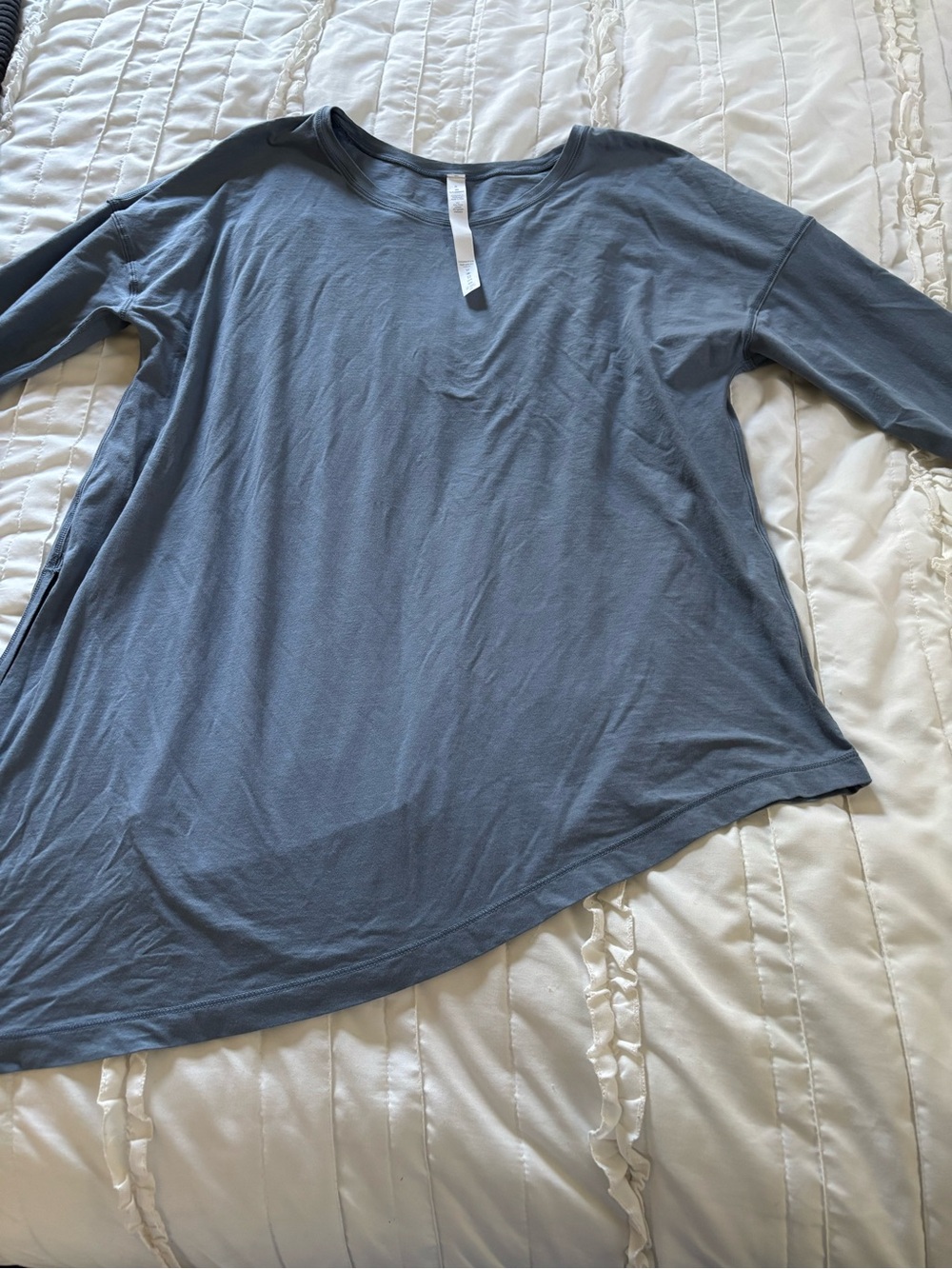 lululemon athletica Long-Sleeve Crew in Slate Blue